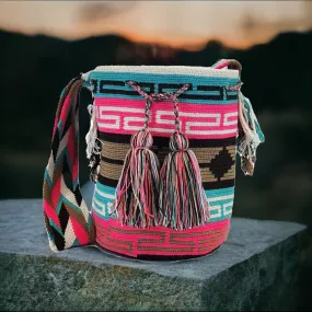 Annabella Large Handmade Wayuu Mochila bag