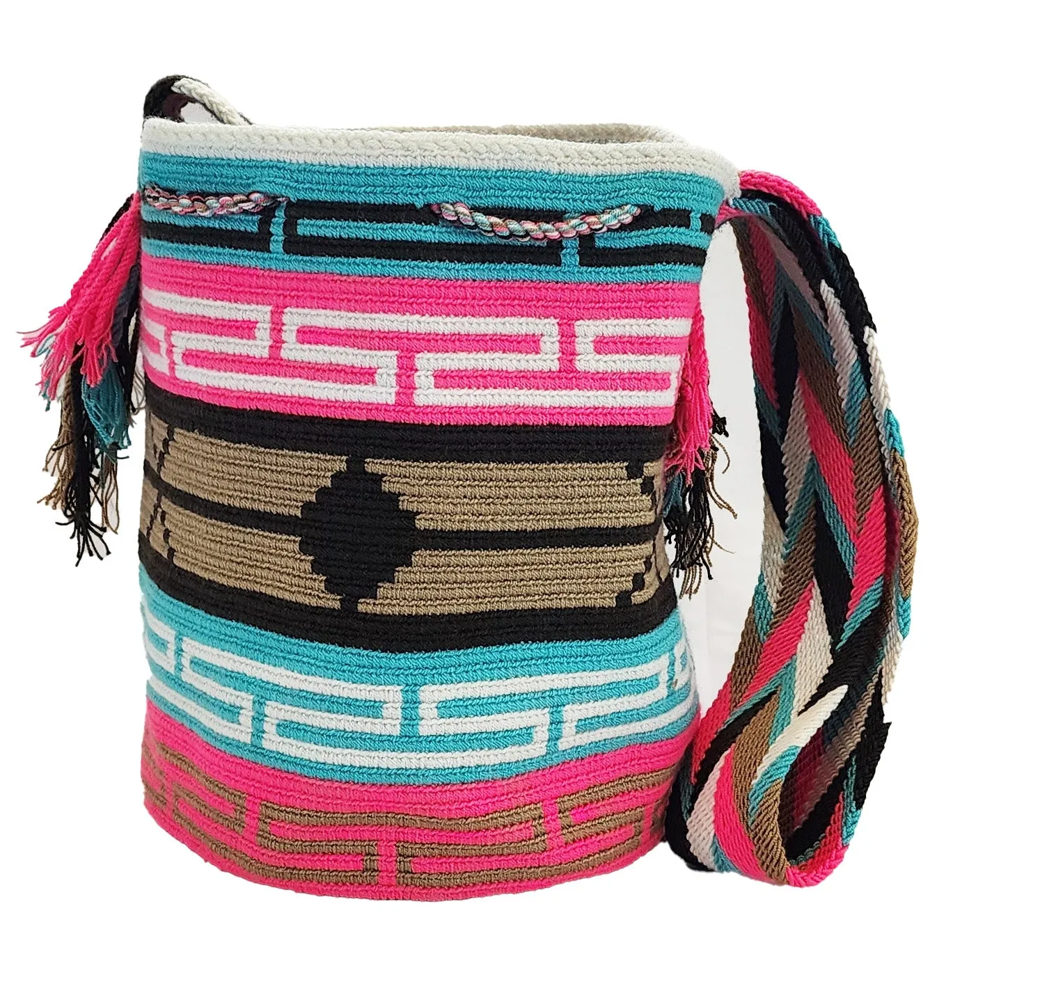 Annabella Large Handmade Wayuu Mochila bag