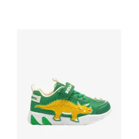 BULL BOYS SNEAKERS DNAL 4510 TRICERATOPO VERDE-GIALLO