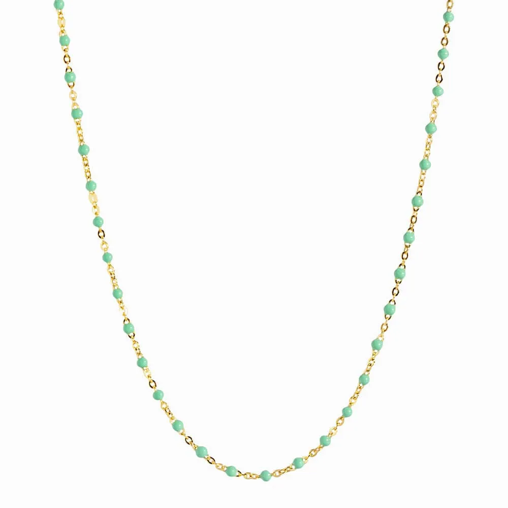 Colored Enamel Necklace