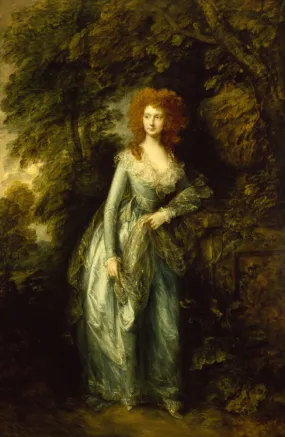 SUPPOSED PORTRAIT OF LADY MARY BRUCE, DUCHESS OF RICHMOND by Thomas Gainsborough at Ascott